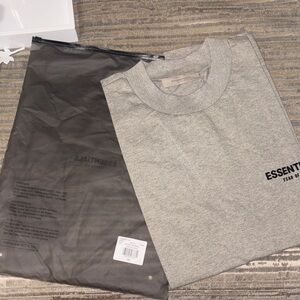 Essentials Gray Short Sleeve Tee